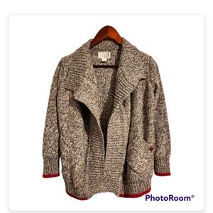 Roots Cabin Gray Sweater Size Medium
